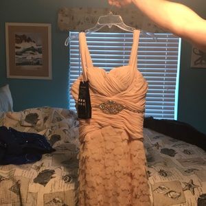 Blush prom gown